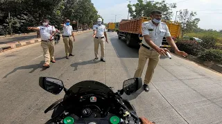 ಹುಲಿನ ಬೇಟೆ ಆಡೋಕೆ ಪೊಲೀಸರ ಸೈನ್ಯಾನೆ ನೆರೆದಿತ್ತು!!😵 | THIS IS WHY I DON'T RIDE SUPERBIKE INSIDE CITY🥴