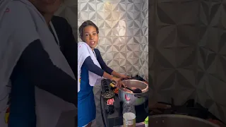Julhinha fez almoço