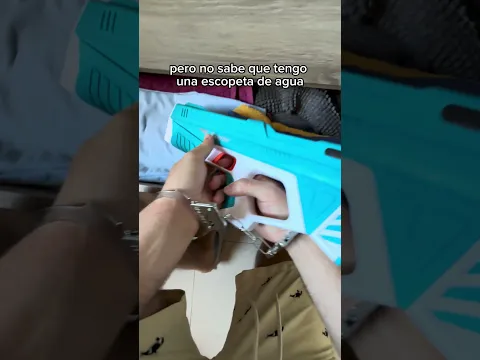 Creo que mi padre no me va a querer mas por esto...#watergun #pistoladeagua #verano #funnyvideos