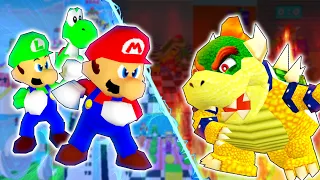 Mario and friends play Challenge Games - Animation Shorts Compilation