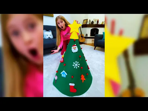 🎄 Pomul de Crăciun 🎁 Christmas tree gift from Santa Claus 🎅🏻 #shorts