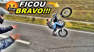 RASPEI A MOTO DO GORDINHO - ele ficou bravo