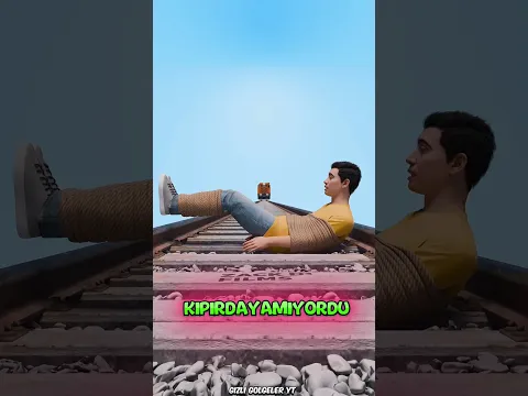KAÇACAK YERİ YOKTU! 🚆😨