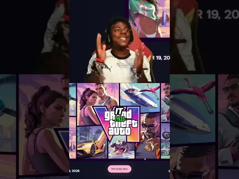IShowSpeed Pre-Orders GTA 6 😂 #shorts