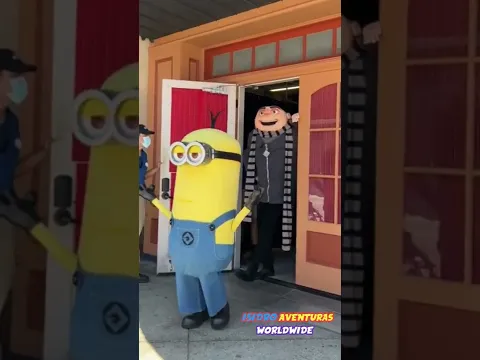MINIONS Y GRU EN UNIVERSAL STUDIOS HOLLYWOOD 🥰😍