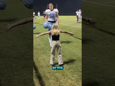she just wanted a hug from her brother