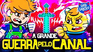 A GRANDE GUERRA PELO CANAL NO MINECRAFT - O FILME ( Série Completa )