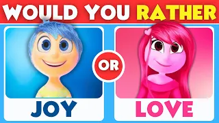 Would You Rather INSIDE OUT 2 Edition 🍿🎬 Inside Out 2 Movie Quiz | NEW 2024