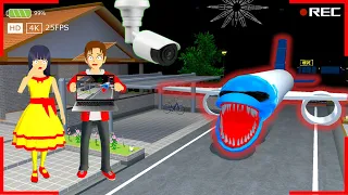 YUTA MIO TAKUT CCTV REKAM PENAMPAKAN PLANE EATER DI DEPAN RUMAH TERNYATA...😱 SAKURA SCHOOL SIMULATOR