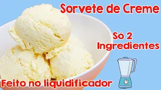 Se você tem um liquidificador e esse dois ingredientes, faça esse sorvete!!! Simplesmente delicioso!
