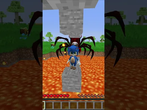 Minecraft'ta Choo Choo Charles mi yoksa Bebek Sonic mi seçmeliyim? #shorts