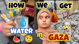 How we get water in Gaza?! 🤯⁉️🍉| Gaza water crisi documentary🤯‼️🔥WATER IS A LUXURY?‼️😲🤐