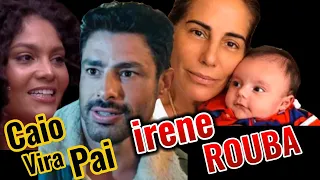 Caio vira Pai e ASSUME FILHO diz Aline e Irene ROUBA em terra E paixão