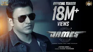 James - Official Teaser (Kannada) Puneeth Rajkumar | Chethan Kumar | Kishore Pathikonda | Charan Raj
