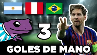 3 GOLES HISTÓRICOS donde hubo MANO
