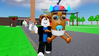 ROBA EL BRAINROT BEBÉ Y ESCAPA DE SU PADRE | Roblox Steal a Baby Brainrot