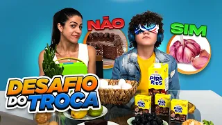 DESAFIO DE TROCA [MONTEI MINHA LANCHEIRA]!!