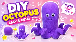 DIY Cute Octopus 🐙✨ Easy Craft