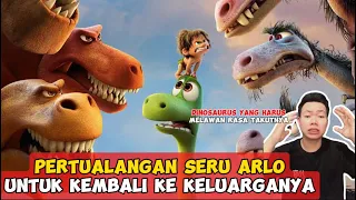 PERTUALANGAN DINOSAURUS BERKEPALA PANJANG | FULL ALUR CERITA THE GOOD DINOSAUR