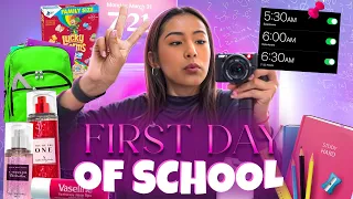 GET READY WITH ME FOR THE FIRST DAY OF SCHOOL *GRWM* (Vlog)