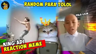 KING ADI REACTION MEME RANDOM TOLOL🗿🗿 (PART 1)