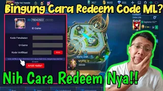 Cara redeem code ml Terbaru (Cara Claim code redeem mobile legends)