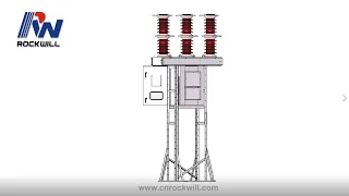 Outdoor Live Tank SF6 Gas Circuit Breaker