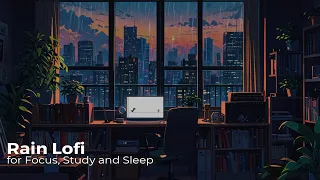 🔴City Rain Lo-fi – Relax and Fall Asleep Fast 🌧️🎶 | Chill Music for Study, Sleep & Relaxation