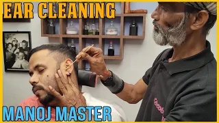 Ear Cleaning, Ear Massage and Ear Cracking by MANOJ MASTER💈MASTER ASMR💈#asmr
