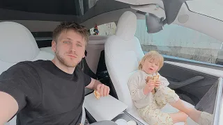 driving to the shop