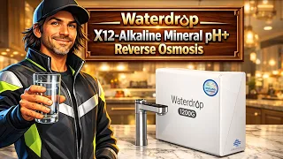 WaterDrop X12 UnderSink Reverse Osmosis System - Alkaline Mineral pH+11-Stage Filtration