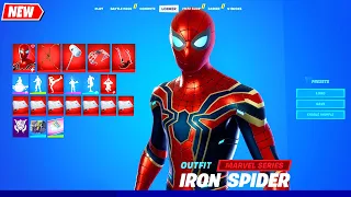 I added IRON SPIDER (Spider-Man Suit from Iron Man) in Fortnite シ