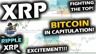 HERE WE GO! The BIG MOMENT for Bitcoin Price Capitulation as Ripple XRP Price Chart FIGHTS THE FIBS!