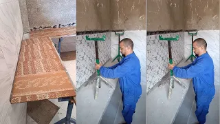 خطوات بسيطة لتثبيت طاولة مطبخ معلقة بأمان👌👌👌