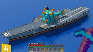 I Built the Biggest Aircraft Carrier in Minecraft!