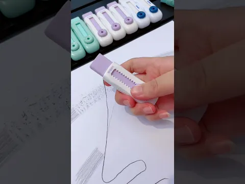Try this new retrectable eraser. #shorts #stationery #gadgests #viral