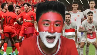 INDONESIA 1 - 2 CHINA ⚽️🔥 - KUALIFIKASI PIALA DUNIA LIVE REACTION