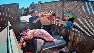 We Keep Diving While He Keeps Tossing – HUGE Haul Reveal!