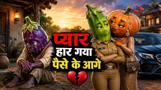 भिंडी ने कैसे दिया बैंगन को धोखा |Bhindi, Baingan,Aur Tamatar Cartoon story | Sabji Cartoon Story