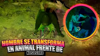 Hombre se TRANSFORMA EN ANIMAL frente a nosotros