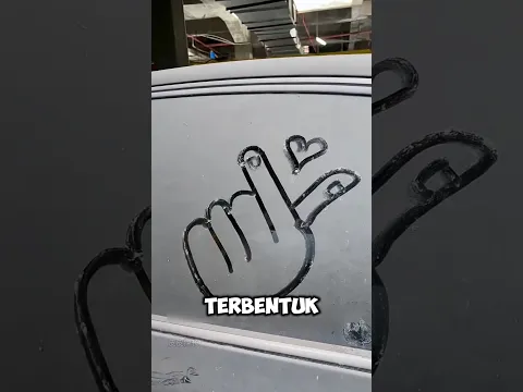 Melukis Cinta di Atas Debu Mobil⁉️😍#shortvideo #shorts
