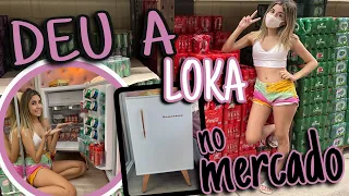 ENCHI MINHA GELADEIRA DE BESTEIRA EM PLENO LOCKDOWN