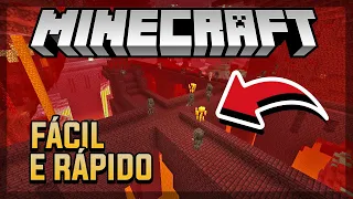 COMO ACHAR A FORTALEZA DO NETHER RÁPIDO NO MINECRAFT!! (1.16/1.17+)