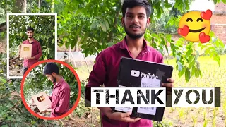 Golden Play Button Unboxing Video | ইউটিউব গোল্ডেন প্লে বাটন | @MtkBhai 