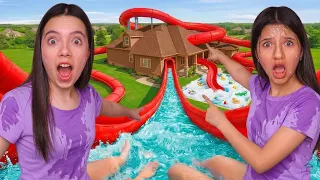 CONSTRUIMOS UN TOBOGÁN GIGANTE EN NUESTRA CASA 😱