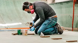 CATAMARAN BUILD - Bonding Our Bridge Deck BACK TOGETHER! (MJ Sailing - Ep 181)