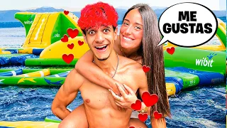 CONOZCO a mi CRUSH en un PARQUE DE INFLABLES en el MAR!