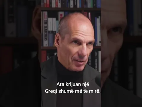 Yanis Varoufakis për shqiptarët në Greqi #shqiptaret #emigrim #greqi #universitet #virale #puna