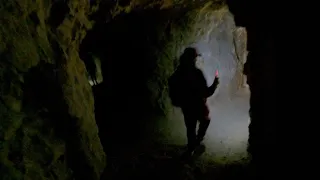 Part 5 Karangahake Gorge, walking thru the gold mining tunnels. New Zealand.