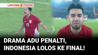 Drama Adu Penalti Indonesia vs Thailand! Garuda Muda Lolos ke Final! | Liputan 6